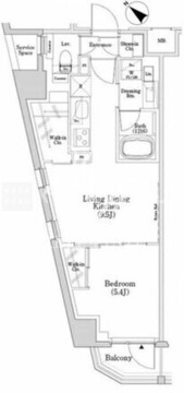 ザ・パークハビオSOHO市谷左内町 306 間取り図