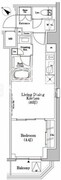 ザ・パークハビオSOHO市谷左内町 415 間取り図