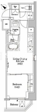 ザ・パークハビオSOHO市谷左内町 415 間取り図
