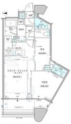 パークタワー勝どき S-3608 間取り図