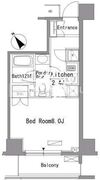 パークアクシス門前仲町 902 間取り図