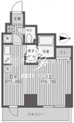 レジディア蒲田 804 間取り図