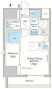スタイリオ蒲田ウエスト 301 間取り図