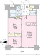 クロスレジデンス飯田橋 1102 間取り図