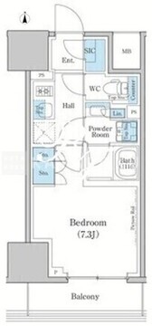スタイリオ蒲田ウエスト 803 間取り図