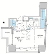 スタイリオ蒲田ウエスト 1205 間取り図