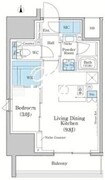 スタイリオ蒲田ウエスト 1401 間取り図