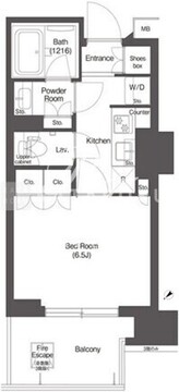 コンフォリア新中野 605 間取り図