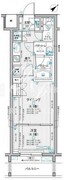 ミリアレジデンス東池袋 1106 間取り図