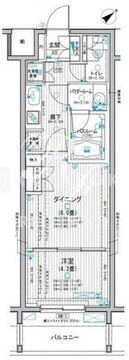 ミリアレジデンス東池袋 1106 間取り図
