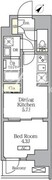 グランエール西日暮里サウス 102 間取り図