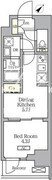 グランエール西日暮里サウス 202 間取り図