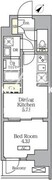 グランエール西日暮里サウス 602 間取り図
