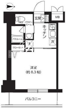 レクシード両国駅前 608 間取り図