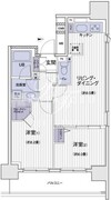 エスティメゾン大島 1114 間取り図