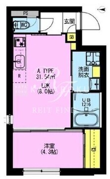 アドレアーバン大森町 101 間取り図