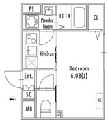 グランパセオ明大前4 104 間取り図