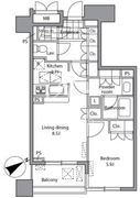 レジディア文京千石2 203 間取り図