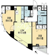 クロスレジデンス蒲田 1408 間取り図 ?>