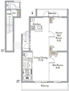 ベルメゾン中村橋サウス 302 間取り図