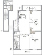 ベルメゾン中村橋サウス 306 間取り図