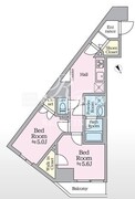 アイルグランデ押上ノース 506 間取り図