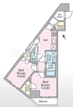 アイルグランデ押上ノース 706 間取り図