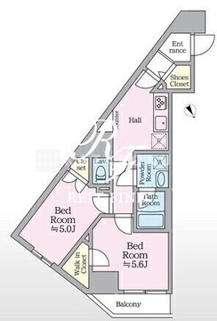 アイルグランデ押上ノース 806 間取り図