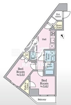 アイルグランデ押上ノース 906 間取り図
