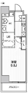 オルタナ中野 301 間取り図