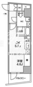 オルタナ中野 807 間取り図