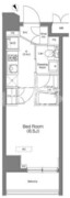 プラウドフラット蒲田 1202 間取り図