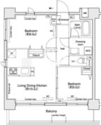 プラウドフラット王子神谷 501 間取り図