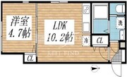 クリアル高田馬場3 101 間取り図