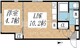 クリアル高田馬場3 101 間取り図