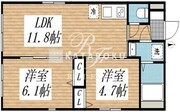 クリアル高田馬場3 301 間取り図