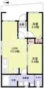 リザーブ北綾瀬 101 間取り図