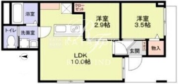 リザーブ北綾瀬 103 間取り図