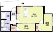 リザーブ北綾瀬 104 間取り図