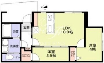 リザーブ北綾瀬 104 間取り図