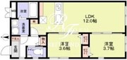 リザーブ北綾瀬 203 間取り図