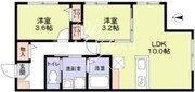 リザーブ北綾瀬 204 間取り図