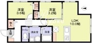 リザーブ北綾瀬 404 間取り図