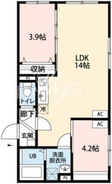 グランヴィクトワール大山 202 間取り図