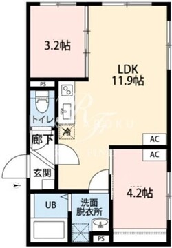 グランヴィクトワール大山 302 間取り図