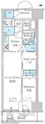 パークアクシス品川天王洲アイル 1103 間取り図