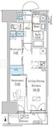 パークアクシス品川天王洲アイル 512 間取り図