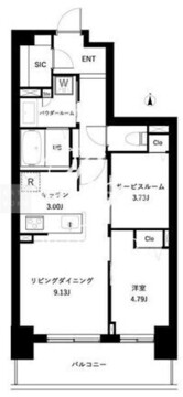 アーバンパーク谷在家 402 間取り図