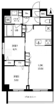 アーバンパーク船堀2 401 間取り図