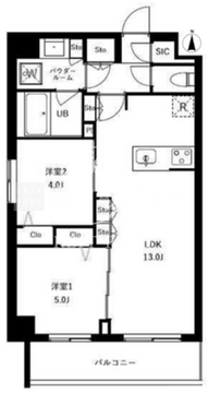 アーバンパーク船堀2 201 間取り図